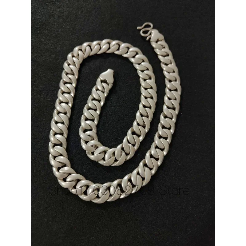 

Chinese Tibetan an Silver MEN'S bracelet necklace fashion simple gift