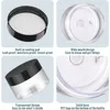 12PCS Plastic Cream Jars Sample Beauty Containers with Leak Proof Wide Mouth Travel bottle for Toiletries Cream 2/3/5/10/15/20ml 3