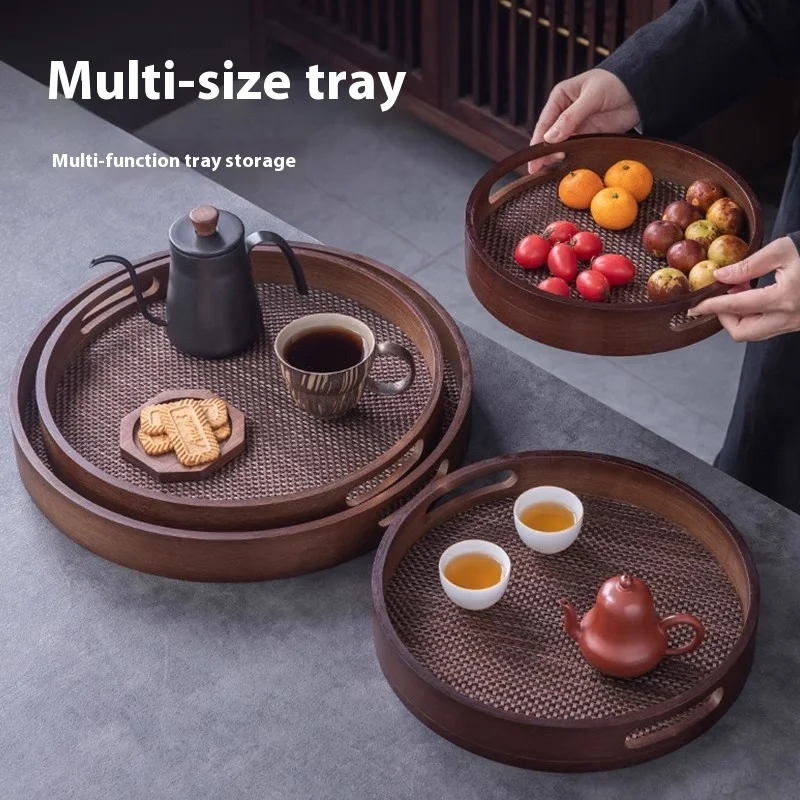 Gianxi Round Bamboo Tea Tray 3