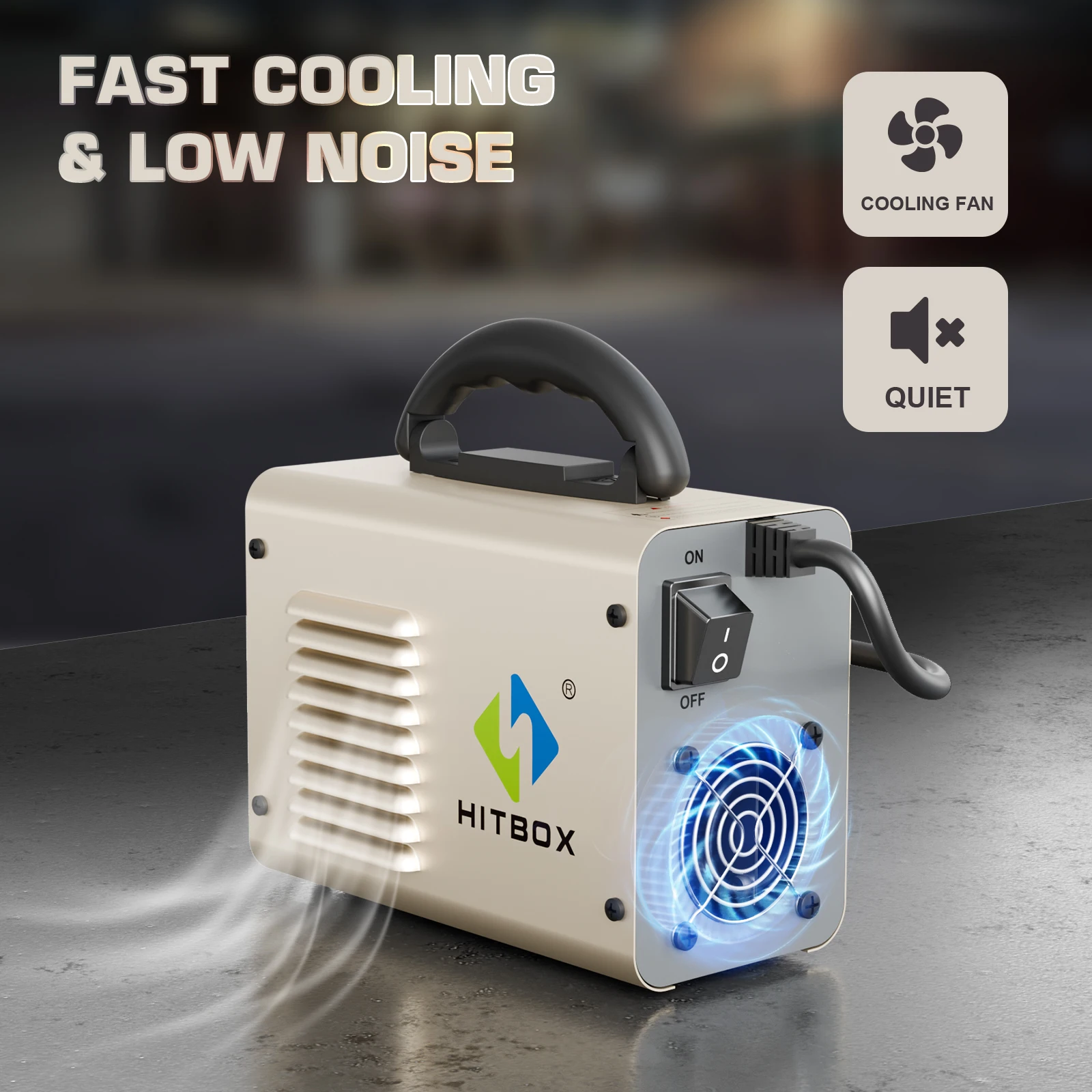 HITBOX MMA Welder ARC200 2 In 1 Welding Machine 110V/220V