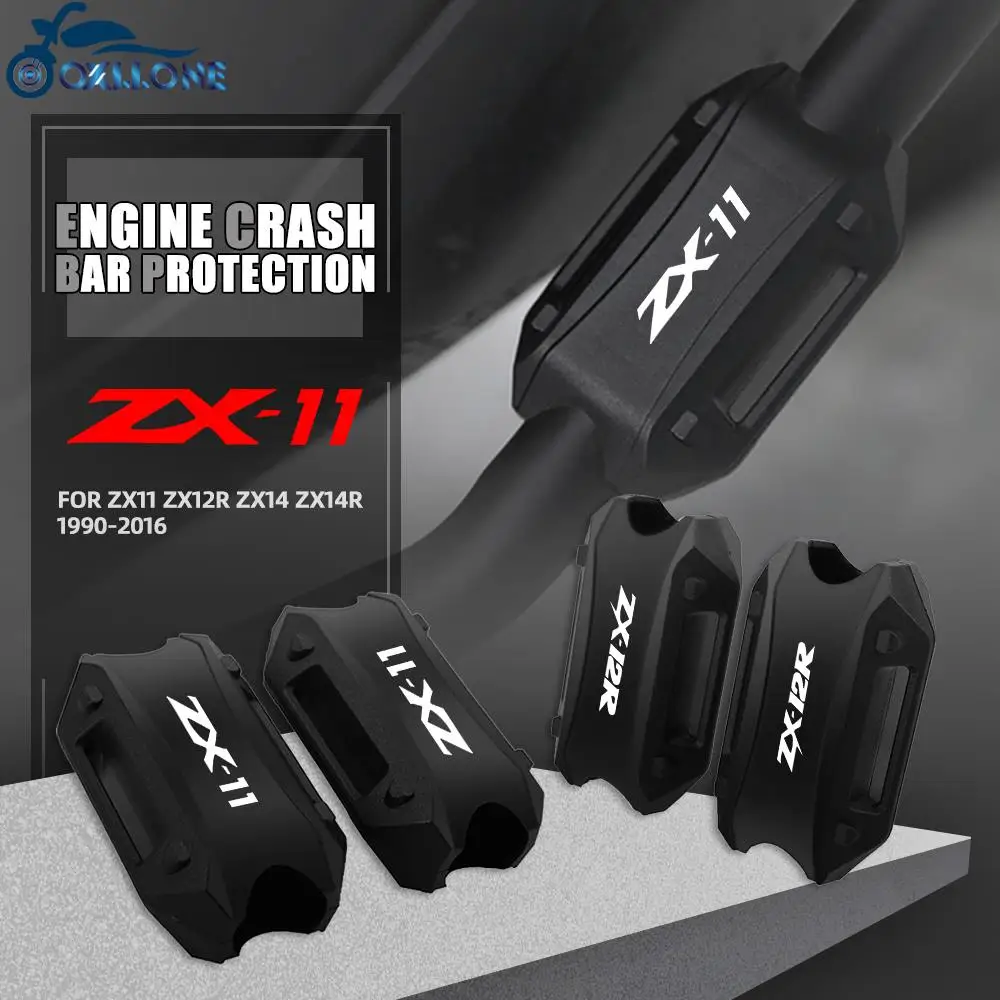 

ZX-11 ZX-12R ZX-14 ZX-14R Engine Crash bar Protection Bumper Decorative Guard Block For KAWASAKI ZX11 ZX12R ZX14 ZX14R 1990-2016