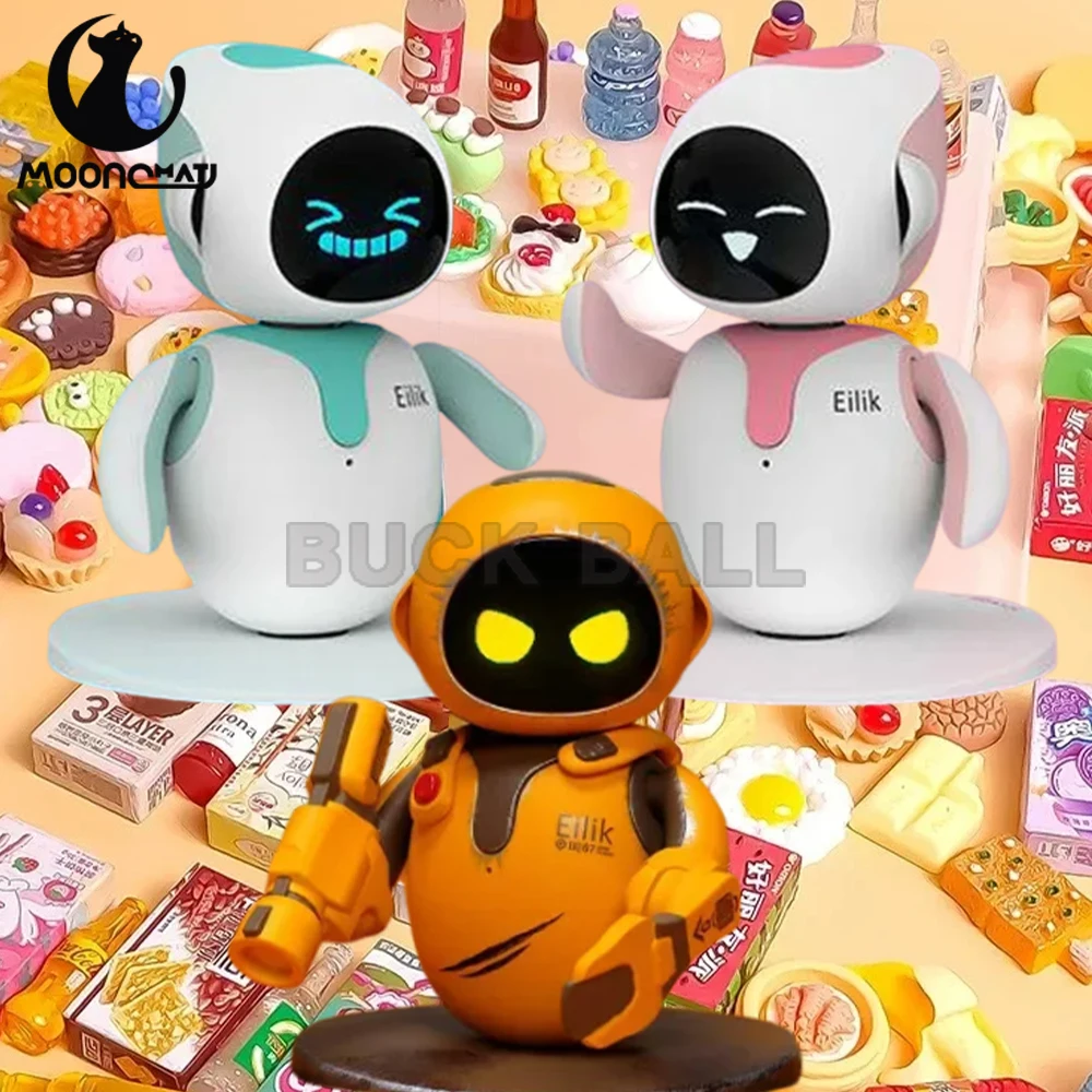

New Eilik Robot Voice Robot AI Smart Robot Intellect Future Electronic Creative Intellect Study Desktop Companion Christmas Gift