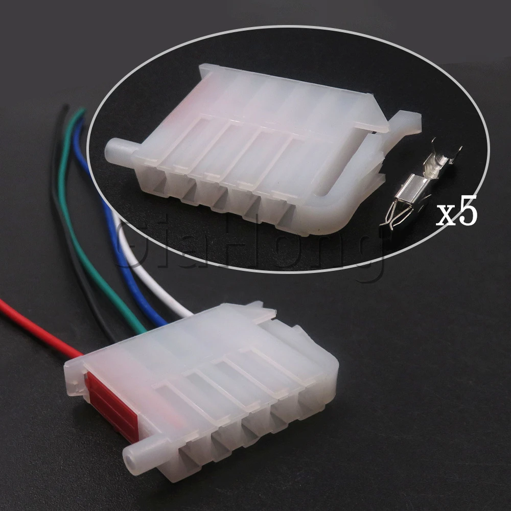 

1 Set 5 Ways 357 955 968 A Auto Electric Wiring Socket 357955968A Automotive Wire Plug Car Assembly Connectors