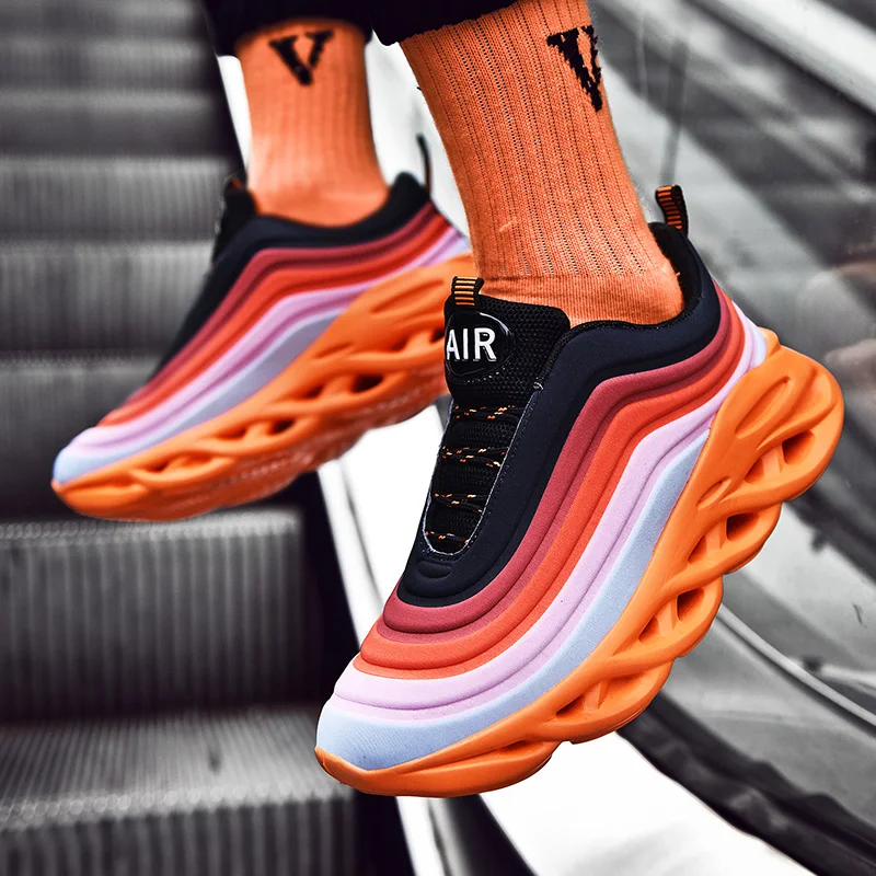 

2022 High Quality Fashion Blade Men's Shoes Sneakers Running Sports Coach Tennis Men's Shoes Men's Casual Luxury Sneakers 46