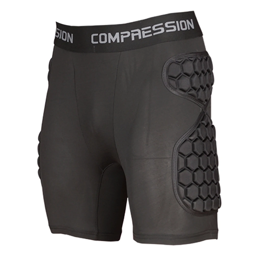 Football Soccer Goalkeeper Shorts EVA Sponge Protective Rugby Skateboard Training Shorts Hip Pad Sports Safety men shorts