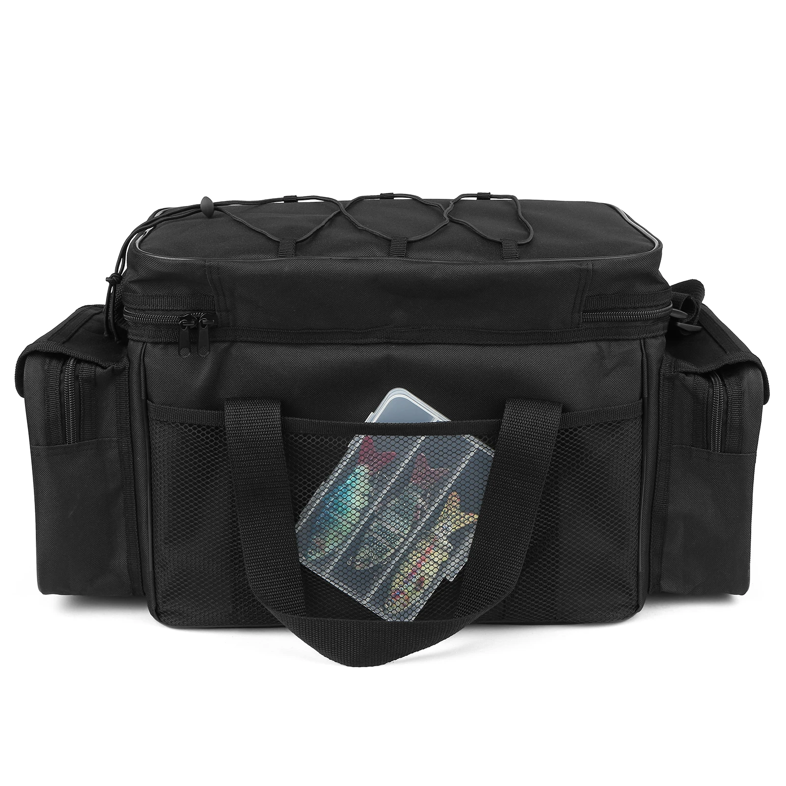 New Large Capacity Fishing Tackle Bag Waterproof Fishing Tackle Storage Bag Case Outdoor Travel Hunting Shoulder Bag Pack