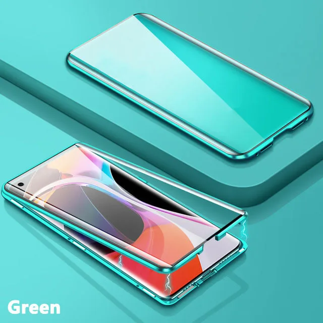 thumbnail image 1 of Funda magnética de Metal de protección completa de 360 °, cubierta de vidrio de doble cara para Xiaomi 13T, 11T, Pro, Redmi Note 13, 12, 11, 10 S, 9S, 8T, 9, 8 Pro, 1 of 5