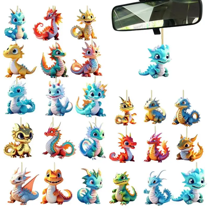 Calendrier De L Avent Dragon De Noël,24 Jours Pendentifs En