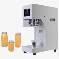 Intelligent Tin Can Sealing Machine Automatic Rotary 55mm PET Bottle Can Seamer Beer Can Sealer For Food Beverage 2