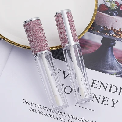 

Empty Round Lip Gloss Tube High Grade Clear Plastic Lip Gloss Containers Filling Bottle Cosmetic Packaging Container