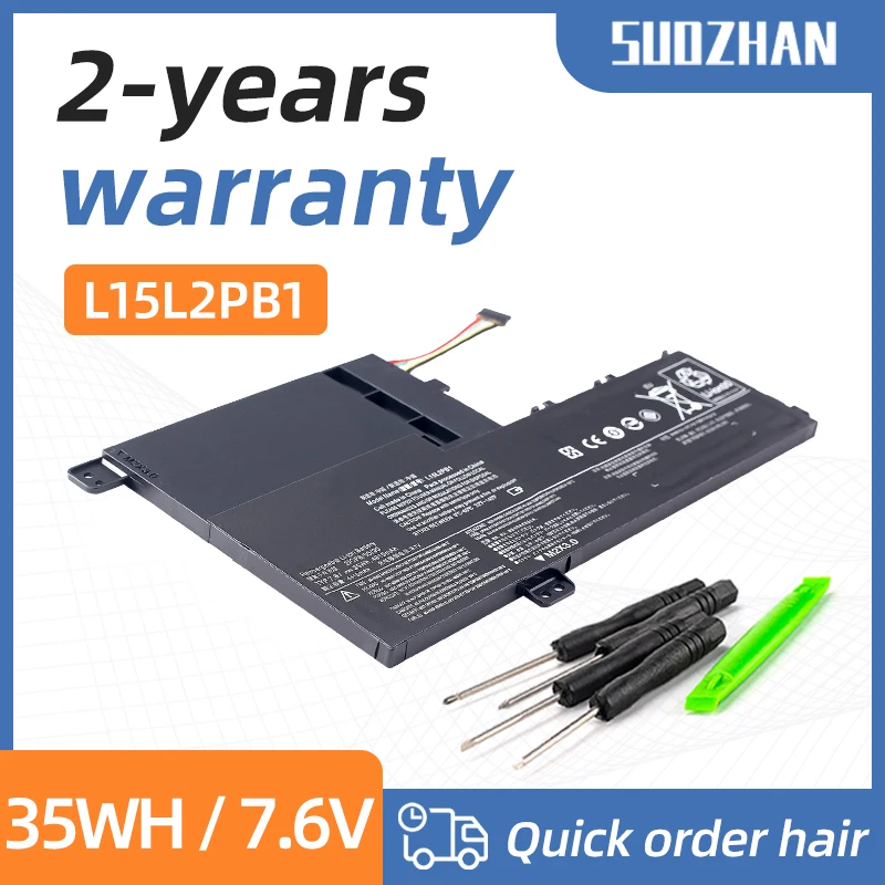 

SUOZHAN L15L2PB1 L15M2PB1 L15C2PB1 Laptop Battery For Lenovo Yoga 510 510-14IKB 510-15IKB 510-15ISK 510-14ISK Series 5B10K84491