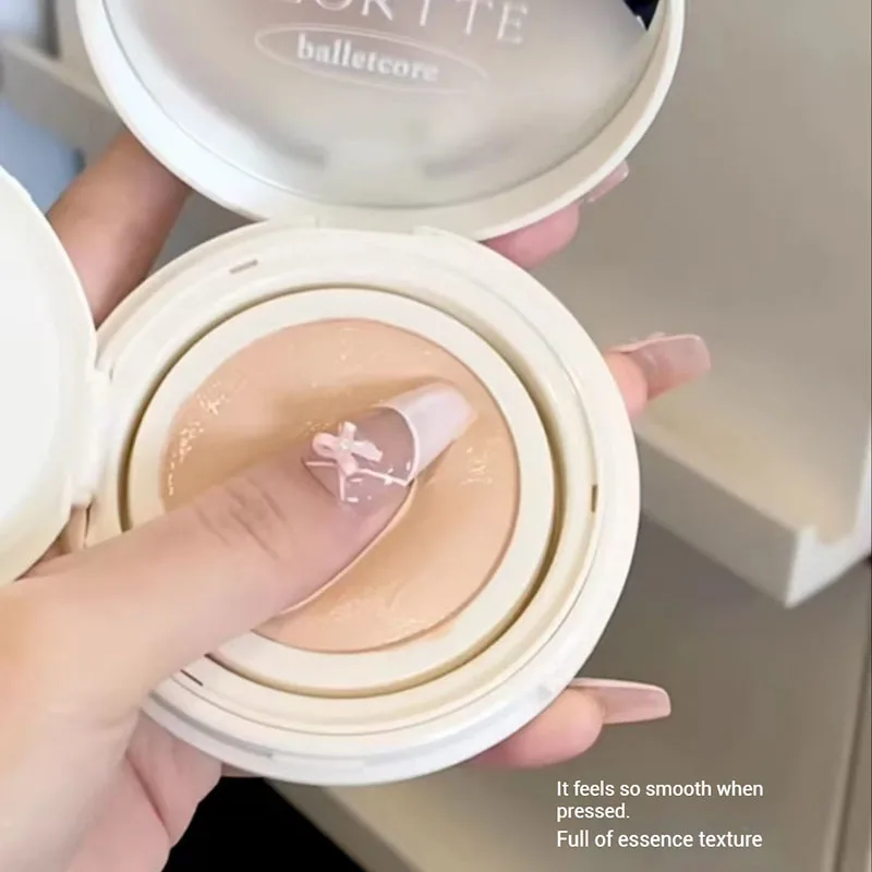FLORTTE Air Cushion Concealer Coverage Moisturizing Long-Lasting Foundation Base Makeup Cream for Dry Skin Oil Control liquid foundation,air cushion cream,cushion foundation,makeup cosmetics,makeup cream,air cushion bb cream
