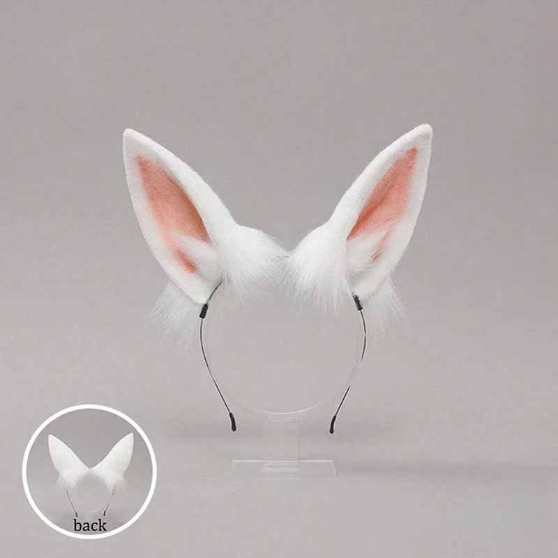 Plush Rabbit Ears Headband Cosplay Hair Accessories
