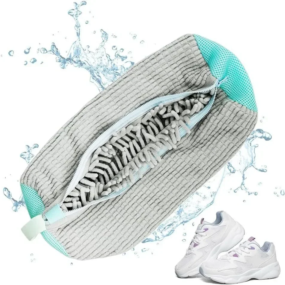 Description Picture 4 of itemLaundry Washing Net Easily remove dirt Lazy shoe washing bag Anti-deformation Shoes Clothes Organizer for Shoes Sneaker Clothes