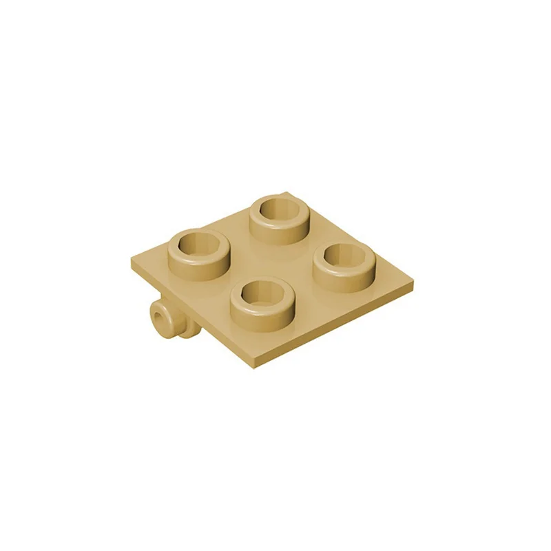 50개 6134 힌지 브릭 2x2 상판 브릭 컬렉션 대량 모듈식 GBC 장난감 기술 MOC 빌딩 블록 호환