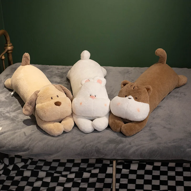 

90cm Kawaii Long Giant Bunny Cat Hamster Dolls Pillow Baby Kids Sleep Huggable Peluche Plush Animals Cushion Nice Birthday Gift