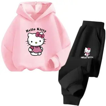 Felpa con cappuccio piu Pantaloni lunghi 2 pezzi 1