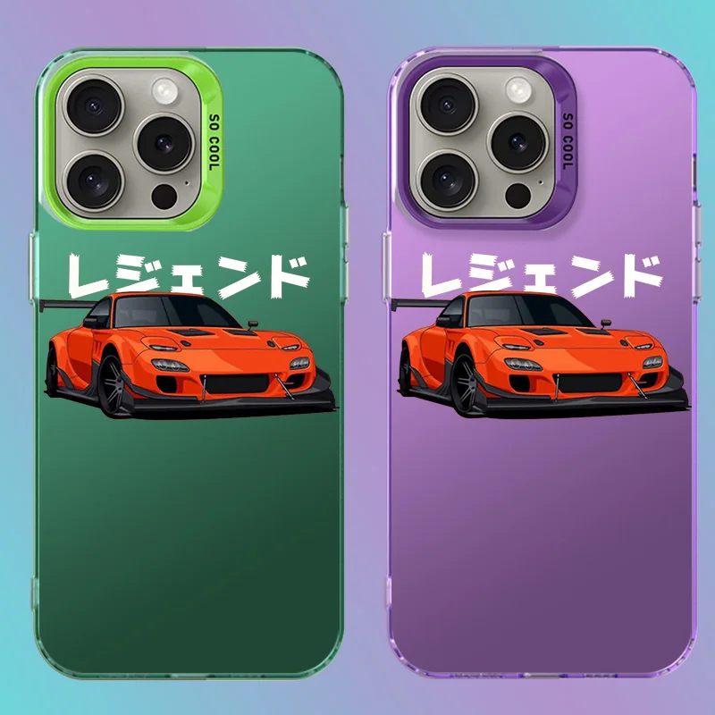 Custodia Per Telefono Per Xiaomi Redmi Note 11 11S 12 12S 4G Pro Plus 5G Orange Car