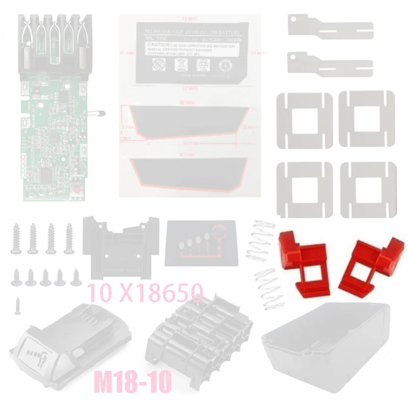 Milwaukee 18V Li-ion Battery Fittings, Acessório de