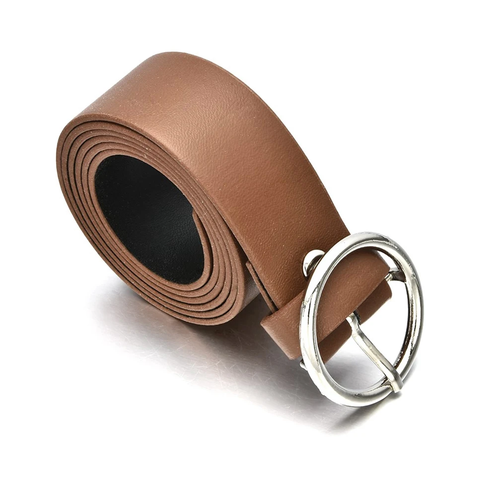 Women Faux Leather Belt Jeans Belts for Women Dresses with Classic