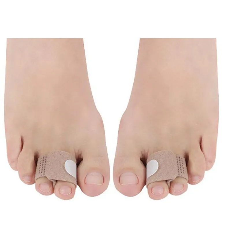 Fabric Toe Finger Straightener Hammer Toe Hallux Valgus Corrector Bandage Separator Splint Wraps Foot Stretcher Care Tool