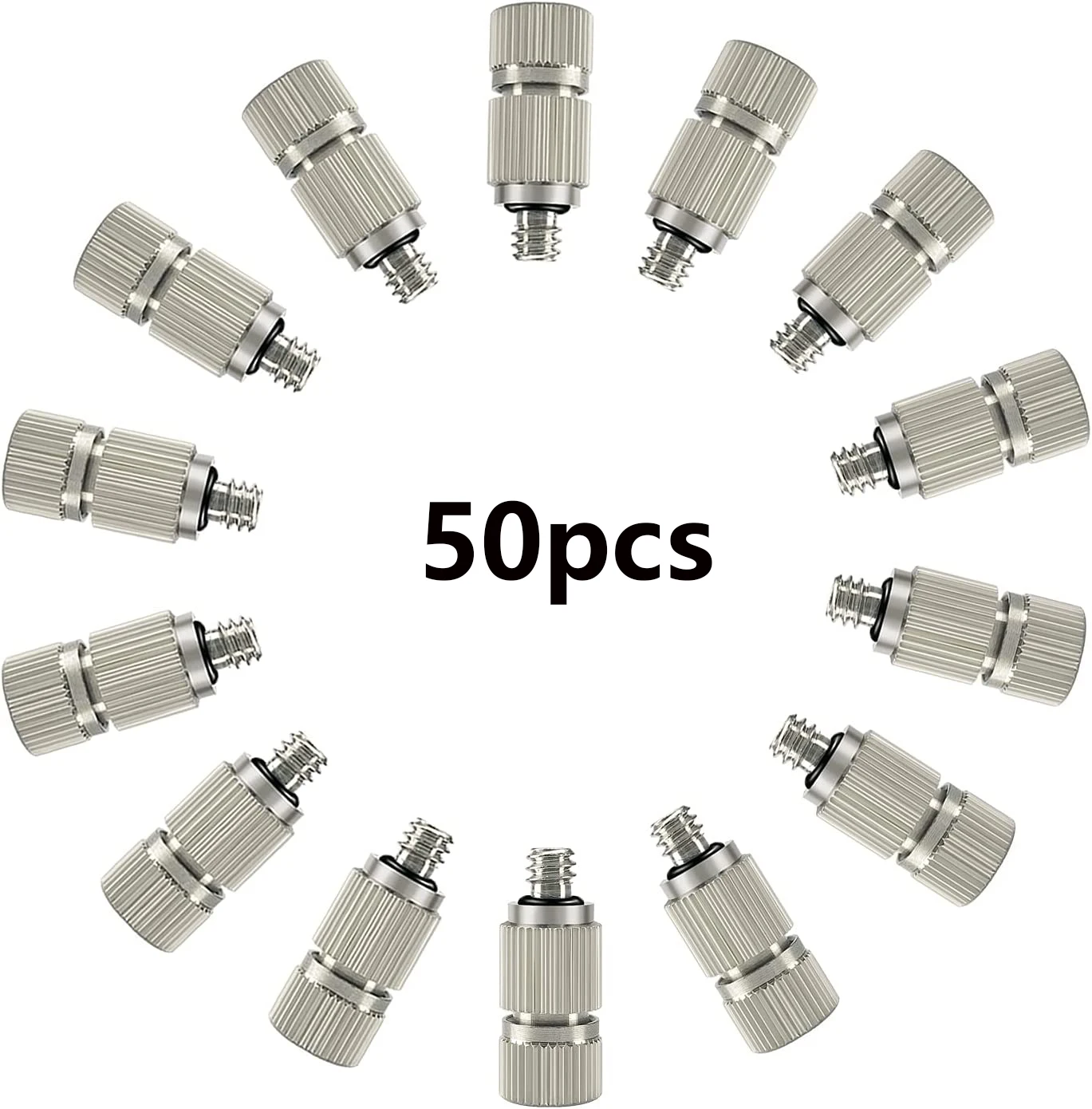 Outdoor Anti-drip Fogging Spray Head Outdoor Cooling Misting System Nozzle UNC 10/24 Stainless Steel Misting Nozzles 50pcs watering nozzle misting nozzles spray nozzle garden spray nozzle