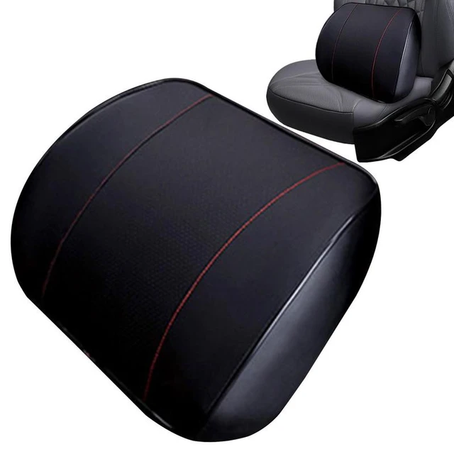 Ergonomic Car Headrest Pillow Memory Foam Lumbar Support Pillow For Car  Soft Leather Headrest For Driving Home Office Road Trip - AliExpress