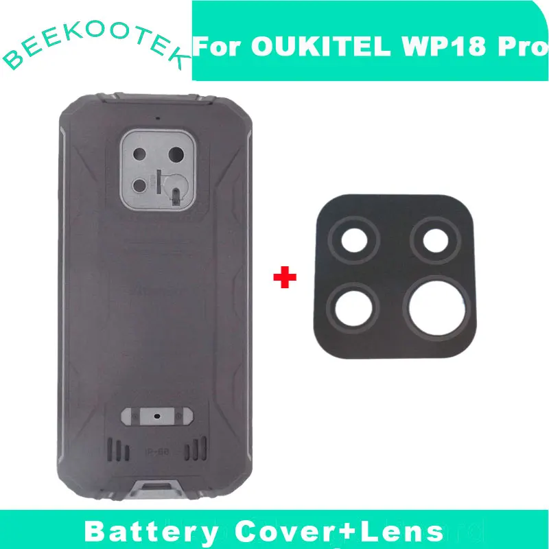

Новинка Оригинальная Крышка батарейного отсека Oukitel WP18 Pro задняя крышка с объективом камеры стеклянная крышка аксессуары для смартфона Oukitel WP18 pro