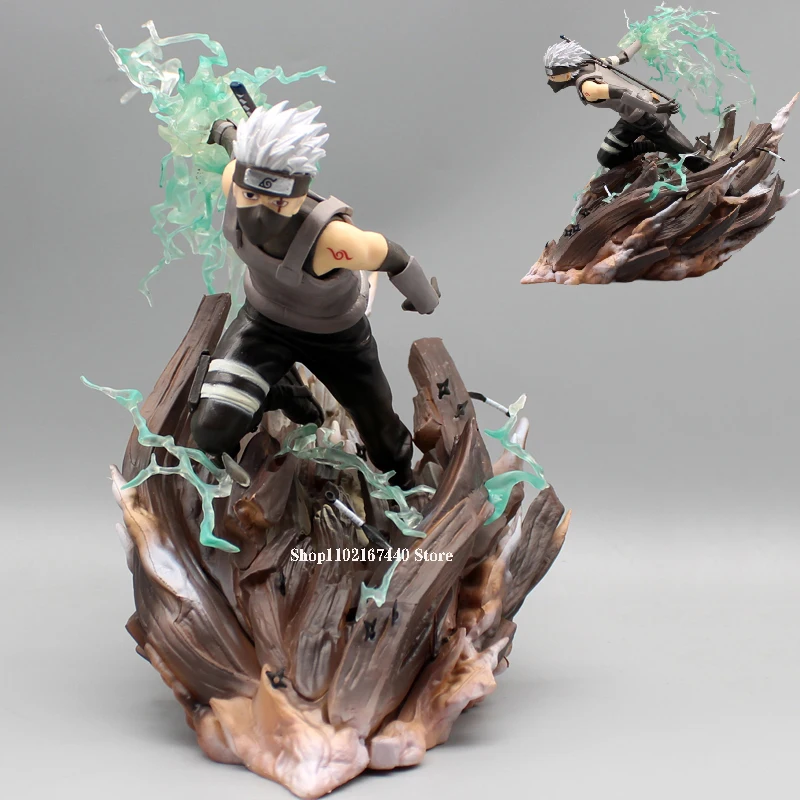 

25cm Anime Kakashi Action Figure GK Naruto Banpresto Figure UA Hatake Kakashi Figurine Pvc Collection Model Decoration Toys Gift