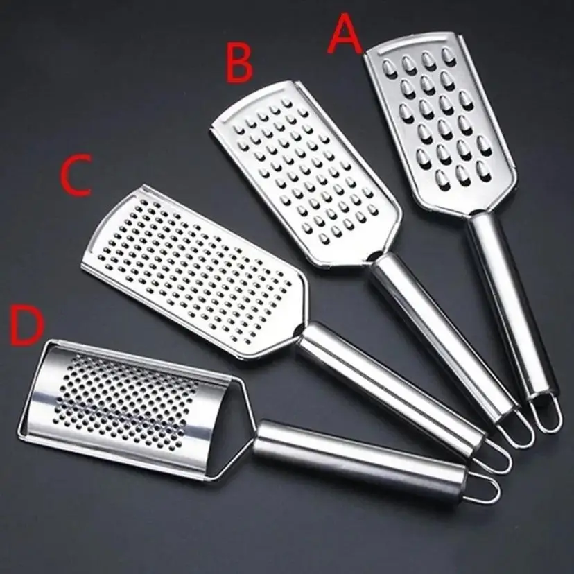 1Pcs Stainless Steel Handheld Cheese Grater Multi-PurposeKitchen Food Graters For Chocolate Butter Fruit Vegetable Kitchen Items 1Pcs Stainless Steel Handheld Cheese Grater Multi-PurposeKitchen Food Graters For Chocolate Butter Fruit Vegetable Kitchen Items