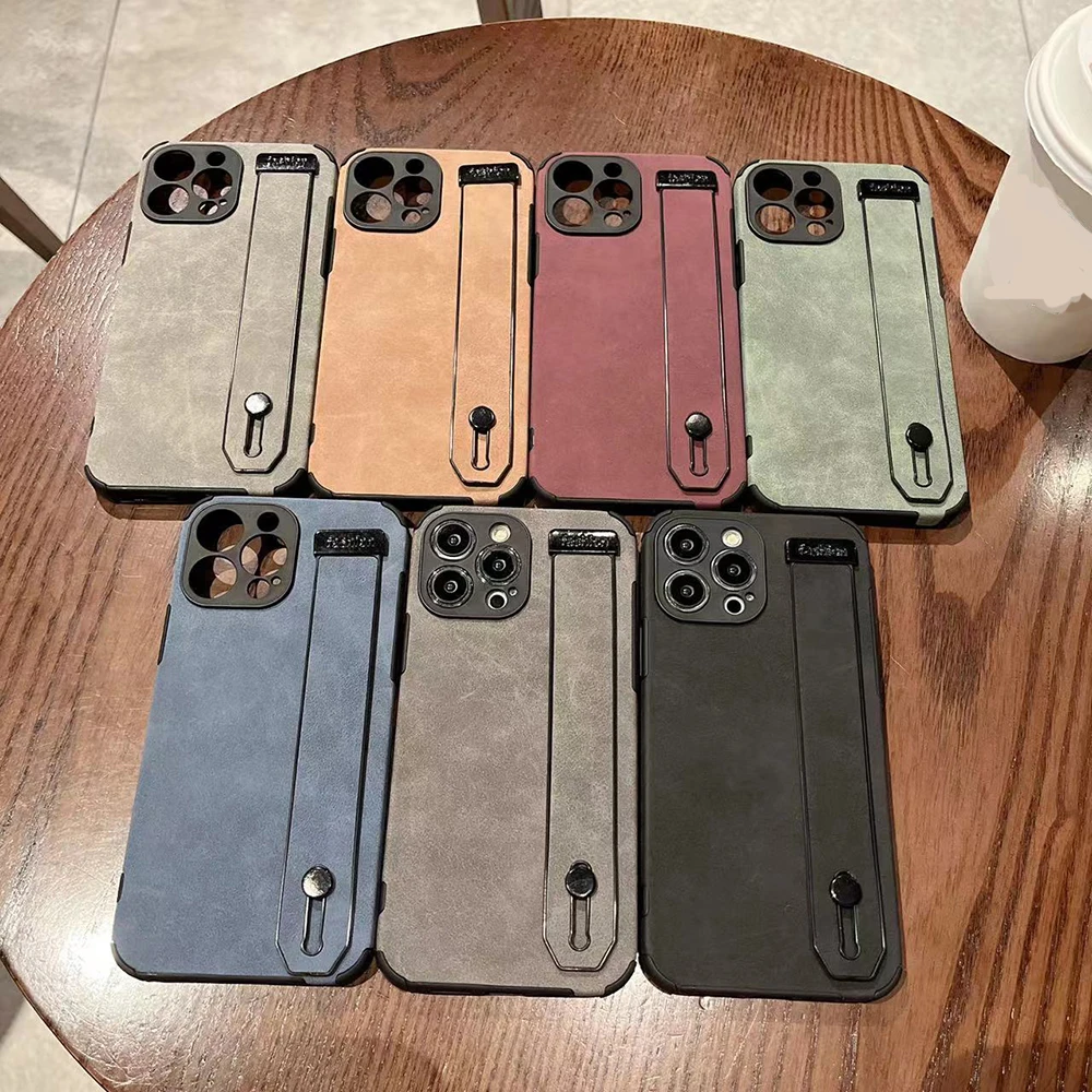 

Light Luxury Retro Trendy Simple Wristband Phone Case for Iphone 11 12 13 14 15 Pro Max XS X XR Fashion New Products