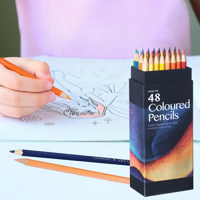 Colored Pencils For Adult Coloring Artist Sketching Drawing Pencils Art  Craft Supplies Coloring Pencils Set Gift For Adults Kids - AliExpress