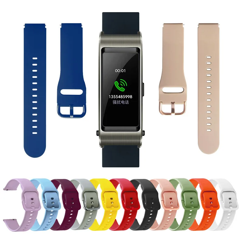 Sport Silicone 18mm Watch Strap Replacement Wristband