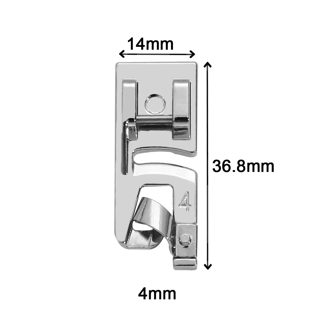 롤링 헴 프레서 풋 세트 3mm 4mm 6mm 좁은 헴핑 풋 재봉틀, 오버록, 가정용 공예 도구