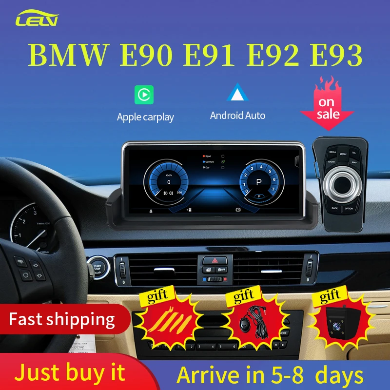 Factory Price 10.25&quot Central Multimedia For BMW 3 Series E90 E91 E92 E93 Carplay Car Video Player GPS Navigation Android Auto |