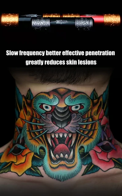 驚蟄刺青紋身器材店 関節式タトゥーペン機,4.2mm,リクライニング用rca 