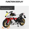 1/12 Scale Yamaha YZF-R1M Motorcycle Model Toy Alloy Diecast Simulation Models Motor Cycle Collection Decoration Boys Toys Gifts 4