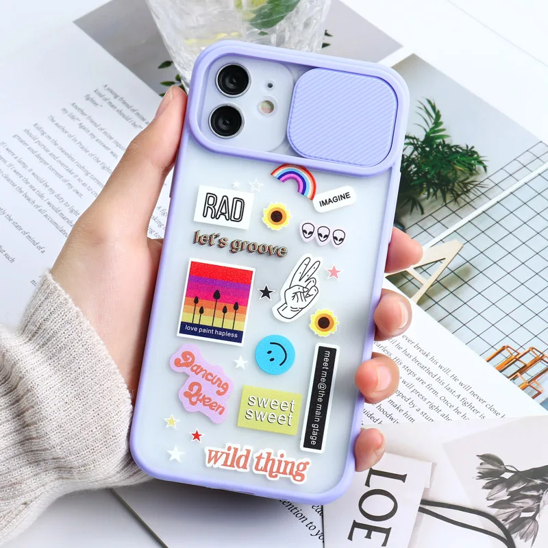 Case for iPhone 11 Case iPhone 13 11 12 Pro Max Funda Slide Luxury Case for Iphone 6 s 7 8 Plus 12 13 Mini XS Max X XR SE 2 Back