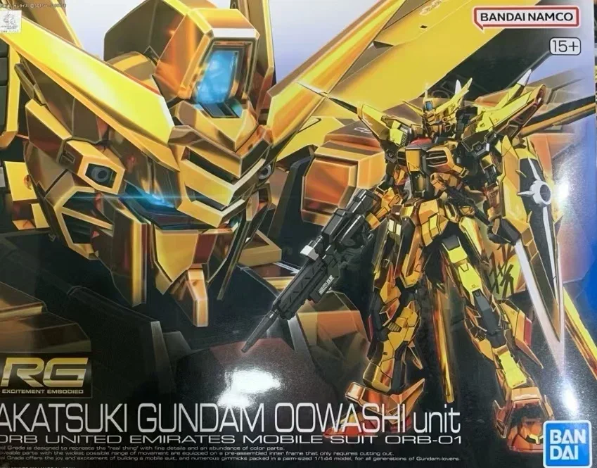 Bandai RG 1/144 In shock ORB-01 AKATSUKI GUNDAM OOWASHI unit Anime