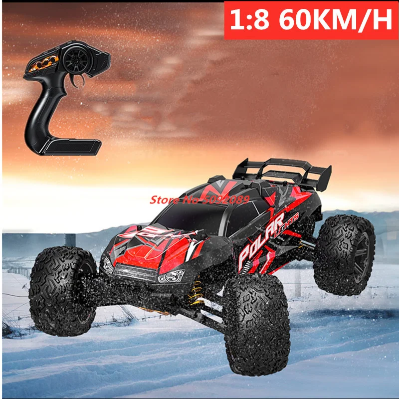 1:8 Large Size RC Car 60KM/H High-Speed RC Drift Racing Car 2.4G 4WD Super Shock Absorber RC Truck Car Toys  Model Adults Gifts 3