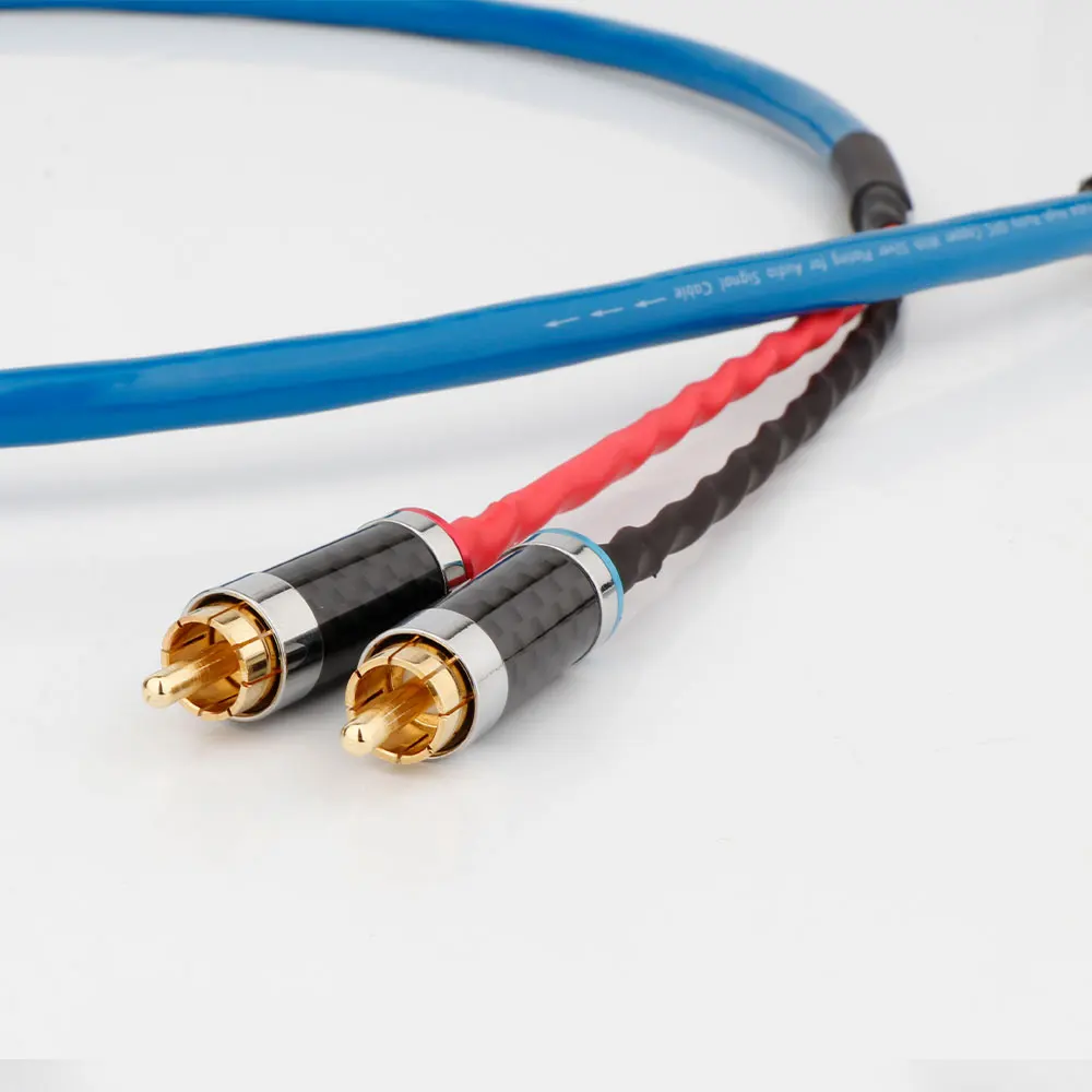 Naim Hifi Audio Phono Cabo Ofc Banhado a Prata Pinos Din Torção Conector de Bloqueio para Stereo x Rca Plugs - Image 2