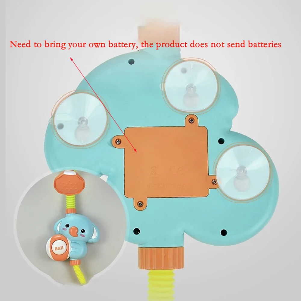 Baby Bath Toy Automatic Elephant Shower Toy Kid Baby Bath Spray Portable Bathtub Sprinkler Water Pump Fun Baby Gift 3