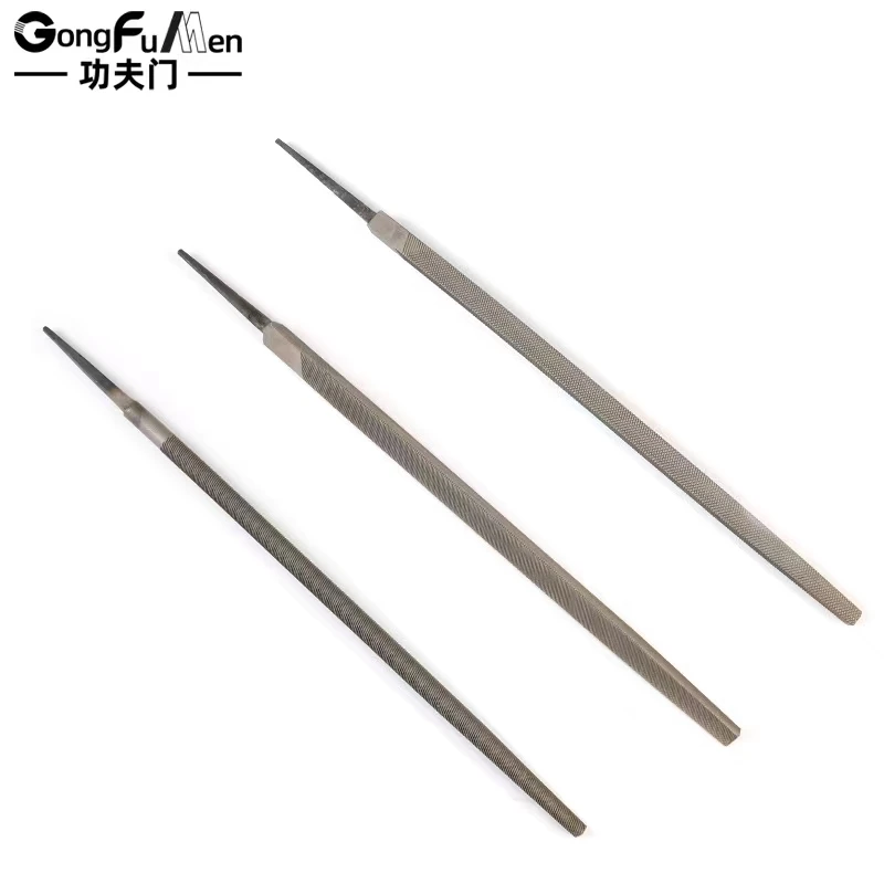 Handleless carbon steel triangular file square file small round file large plate file medium tooth steel file fitter file 6/8/10 baohong art supplies 100% cotton watercolor paper 300g circle square fine medium coarse texture water color drawing paper card