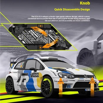 New Xts-P12 Rc Car 1/12 Rally Off-Road Vehicle Racing Model Remote Control Electric Four-Wheel Drive Car With lights Toy Gifts 1