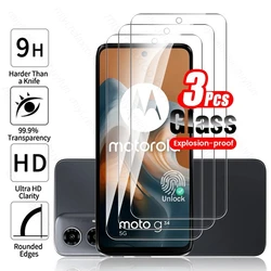 3 - Pack Tempered Glass Screen Protector for Moto G04 4G (Transparent - 3PCS)