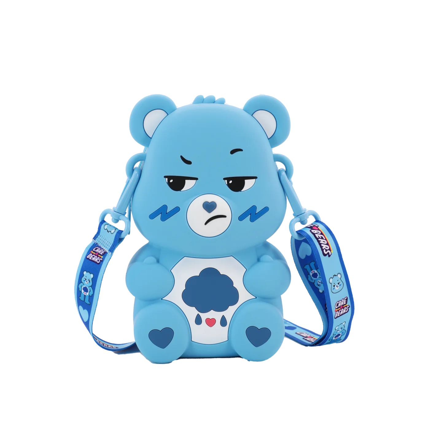 Cute Bear Silicone Crossbody Bag - Kawaii Cartoon Shoulder Bag for Kids, Waterproof Mini Coin Purse
