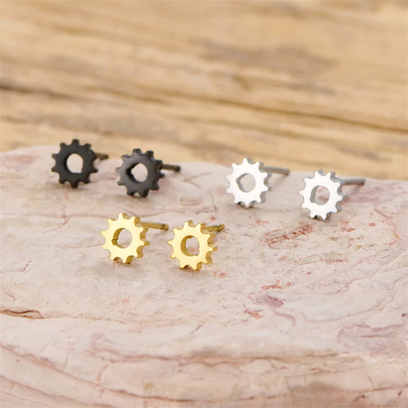 Einfache Liebe Herz Edelstahl Ohrstecker Für Frauen Tragus Piercing Ohr Mehrere Ohrringe Täglichen Verschleiß Schmuck Pendientes – Detail 5