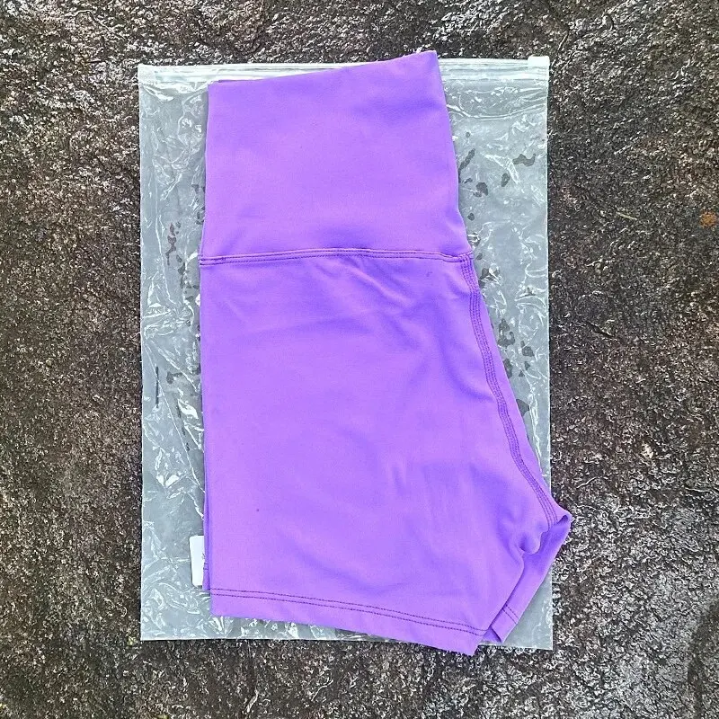 Women's Sexy High Waist Solid Color Yoga Shorts - Soft, Tight, and Perfect