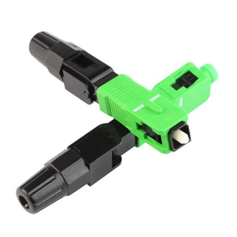 50pcs 100pcs SC APC Fast Connector Embedded Connector FTTH Tool Cold Fiber Fast SC Fiber Optic