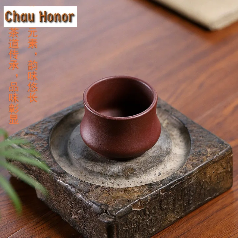 110ml Handmade Bird Zisha Teacup Japanese Tea Bowl  Tea Cup Tea-tasting Fragrance Cup Chazhan Master Cups Drinkware Collection